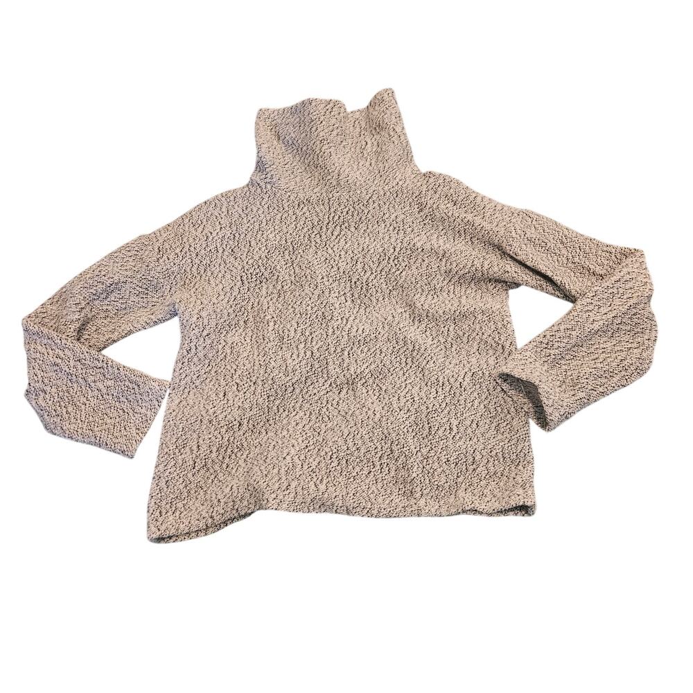a.n.a. A New Approach Gray Marled Mock Neck Sweater Size S